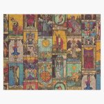 Puzzle en bois les arcanes majeurs du tarot vintage patchwork 300 pièces 38x26 cm jouet décoration mura ... Puzzle en bois les arcanes majeurs du tarot vintage patchwork 300 pièces 38x26 cm jouet décoration mura ...