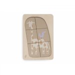 Puzzle en bois jungle jambo girafe