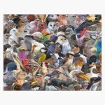Puzzle en bois juste des oiseaux 300 pièces 38x26 cm jouet décoration mura Puzzle en bois juste des oiseaux 300 pièces 38x26 cm jouet décoration mura