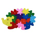 Puzzle en bois, nouveau jouet �ducatif pr�coce, animaux, mots alphanum�riques cr�atifs, st�r�oscopique, ...