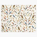 Puzzle en bois oiseaux tropicaux 300 pièces 38x26 cm jouet décoration mura Puzzle en bois oiseaux tropicaux 300 pièces 38x26 cm jouet décoration mura
