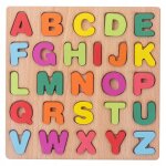 Puzzles en bois pour tout - petits, puzzles alphabet en bois pour tout - petits