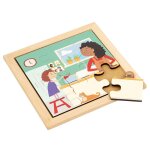 Puzzle en bois - puzzle pour tout - petit - dans la cuisine - jeu montessori Puzzle en bois - puzzle pour tout - petit - dans la cuisine - jeu montessori