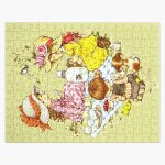 Puzzle en bois sarah kay - pique - nique entre amis (couleur zombie) 300 pices 38x26 cm jouet dcoration ...