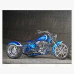 Puzzle en bois le tricycle harley davidson personnalis de danny 300 pices 38x26 cm jouet dcoration ...