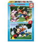 Puzzles cartón disney 2x48 mickey & friends Puzzles cartón disney 2x48 mickey & friends