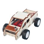 Puzzle de construction de voiture a commande vocale en bois pour el�ves de l'�cole primaire, 1 pi�ce
