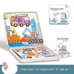 Puzzle educatif en bois pour nouveau n, panneaux a l'effigie de dessin anim, animaux, jouet d'apprentissage ...