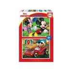Puzzles enfant 2 x 20 pieces - mickey et ses amis minnie et dingo - jeu motricite fine, concentration ... Puzzles enfant 2 x 20 pieces - mickey et ses amis minnie et dingo - jeu motricite fine, concentration ...