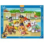 Puzzle enfant avec cadre 37 pieces - les chiens de pat patrouille a la plage - ravensburger paw patrol ...