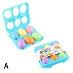 Puzzle en forme d'uf pour enfants, 1 bote, jouet montessori amusant, couleur, apprentissage prcoce, ...