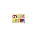 Puzzle - imagier en bois lger, pour apprendre a compter et a emboiter