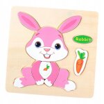 Puzzle avec lapin de dessin animé activités educatives jouet educatif Puzzle avec lapin de dessin animé activités educatives jouet educatif