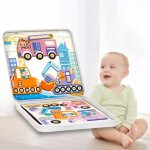 Puzzle magntique en plastique, jouets simuls pour les tout - petits, anniversaire halloween