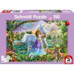 Puzzles princesse avec licorne et chteau, 150 pcs