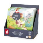Puzzle tactile 5 pices janod ferme
