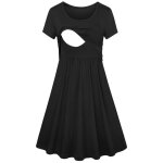 Pyjama d'allaitement a rayures pour femmes enceintes, epissure multifonctionnelle, robe de soin, eté, ... Pyjama d'allaitement a rayures pour femmes enceintes, epissure multifonctionnelle, robe de soin, eté, ...