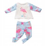 Pyjama haut et pantalon pour poupée autruche de 45 cm Pyjama haut et pantalon pour poupée autruche de 45 cm