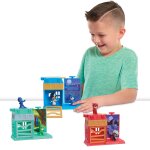 Pyjamasques pjm - coffret trappe & echappe avec figurines - asst