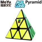Pyramide non magntique - cube magique rubix professionnel, jeu de puzzle de vitesse