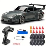 Qilin rc drift car style porsche 911, voiture t�l�command�e 4x4 haute vitesse, kit complet avec pneus ...