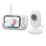 Qiling moniteur b�b� vid�o sans fil, babyphone cam�ra avec vision nocturne, communication bidirectionnelle, ...