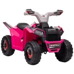 Quad electrique enfant v. max. 2, 5 km / h 6 v rose