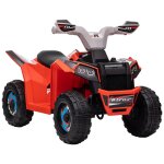 Quad electrique enfant v. max. 2, 5 km / h 6 v rouge