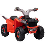 Quad electrique enfant v. max. 2, 5 km / h 6 v rouge