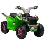 Quad electrique enfant v. max. 2, 5 km / h 6 v vert