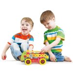 Quercetti kit de construction jouet 72 pcs tecno jumbo