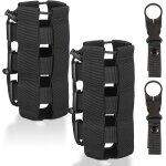 Qxer - 2pcs porte - bidon tactique, sac de bouteille d'eau, porte - bouteille molle poches pour sac a ...
