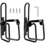 Qxer - 2pcs porte gourde porte - bouteille de vlo cage de bouteille d'eau en aluminium ultra lger porte ...