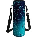 Qxer - housse hugs idea pour gourde - isotherme isolée au néoprène - avec bandoulière l motif goutte ... Qxer - housse hugs idea pour gourde - isotherme isolée au néoprène - avec bandoulière l motif goutte ...