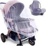 Qxer - moustiquaire poussette universelle, moustiquaire bebe, respirant protection anti - insectes, capote ...