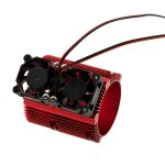 Radiateur a double ventilateur pour voiture rc, de 41 a 43 mm, dissipateur de chaleur a grande vitesse, ... Radiateur a double ventilateur pour voiture rc, de 41 a 43 mm, dissipateur de chaleur a grande vitesse, ...