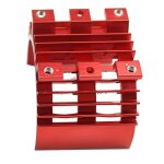 Radiateur m�tallique pour wltoys 144001 1 / 14 4wd rc, pi�ce de moteur de voiture, mise a niveau, rouge ...