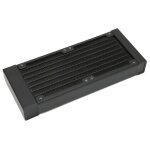 Radiateur de refroidissement  eau, 8 tuyaux, filetage g1 / 4, 80mm, double ventilateur, changeur de ...