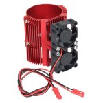 Radiateur de refroidissement pour traxxas 1 / 10, double ventilateur, accessoire pour modèle de voiture ... Radiateur de refroidissement pour traxxas 1 / 10, double ventilateur, accessoire pour modèle de voiture ...