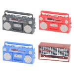 Radio miniature rétro 1:12, modèle de maison de poupée, enregistreur pour meubles, lecteur, jouet, décor ... Radio miniature rétro 1:12, modèle de maison de poupée, enregistreur pour meubles, lecteur, jouet, décor ...