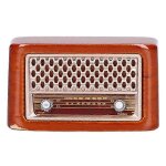 Radio miniature rétro pour maison de poupée 1:12, modèle mignon, accessoires de décoration, jouet pour ... Radio miniature rétro pour maison de poupée 1:12, modèle mignon, accessoires de décoration, jouet pour ...