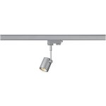Rail 3 allumages bima i spot max 50w gu10 avec adaptateur argent slv