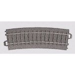Rail courbe h0 rayon:437. 5 mm 15 m�rklin 24215 6 pc(s) - marklin