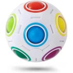 Rainbow ball d�compression toupie (blanc), puzzle game fun d�compression magic ball brain teaser ball ...