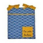 Range - pyjama & doudous a accrocher oiseaux indigo / ocre