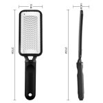 R�pe a pied, dissolvant noir, peau morte dure, r�pe a talons, p�dicure, calus, outils de manucure en ...