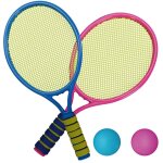 Raquettes de tennis en maille elastique pour enfants, avec 2 balles, sports de plein air, jouet pour ...