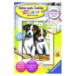 Ravensburger 296811 peinture numro d'art set chiots lignes colores