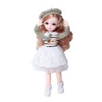 Ravissante boule flexible articule, poupe princesse bjd pour fille, tenues avec vtements et chaussures, ...