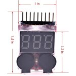 Rc 1 - 8s lipo testeur de batterie moniteur sonnerie basse tension alarme vrificateur de tension avec ...